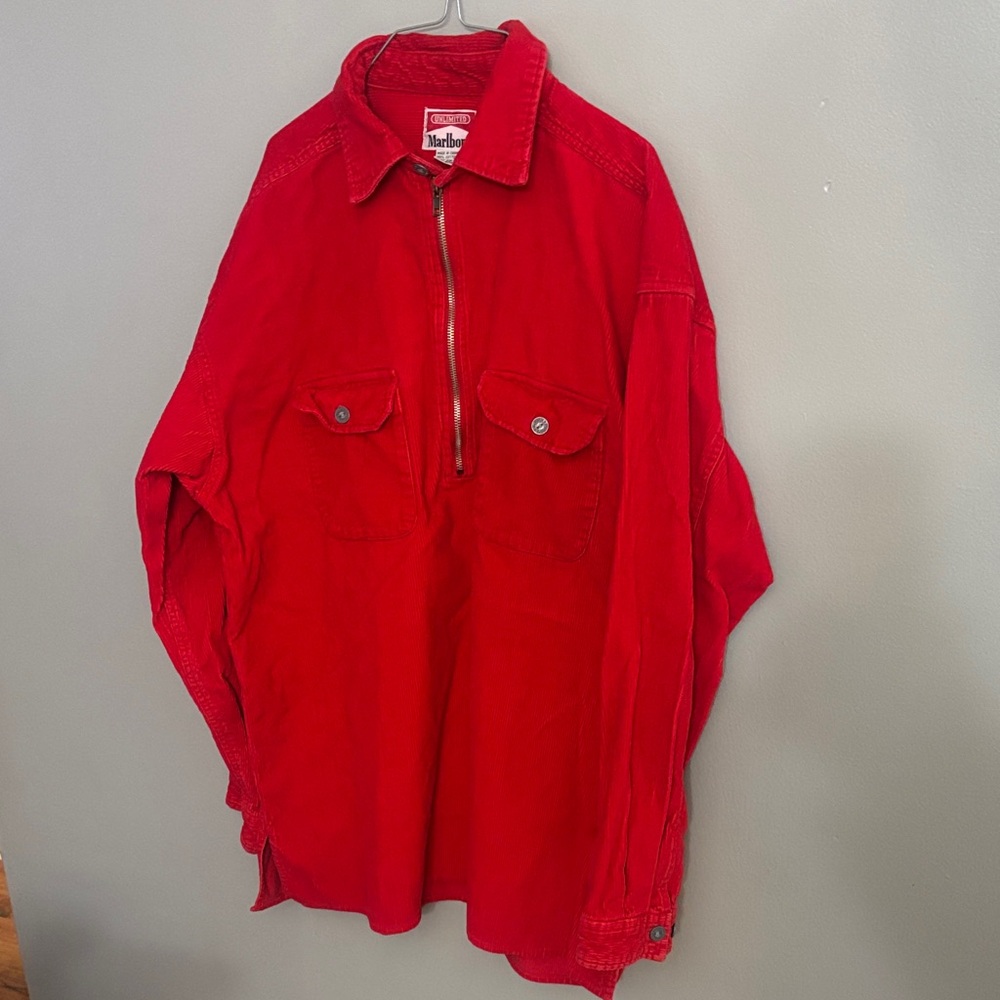 Vintage Marlboro Bold Red Shirt Jacket